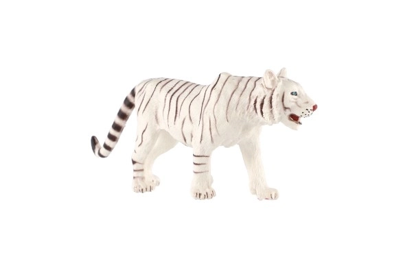 Fehér indiai tigris figura 14cm műanyag