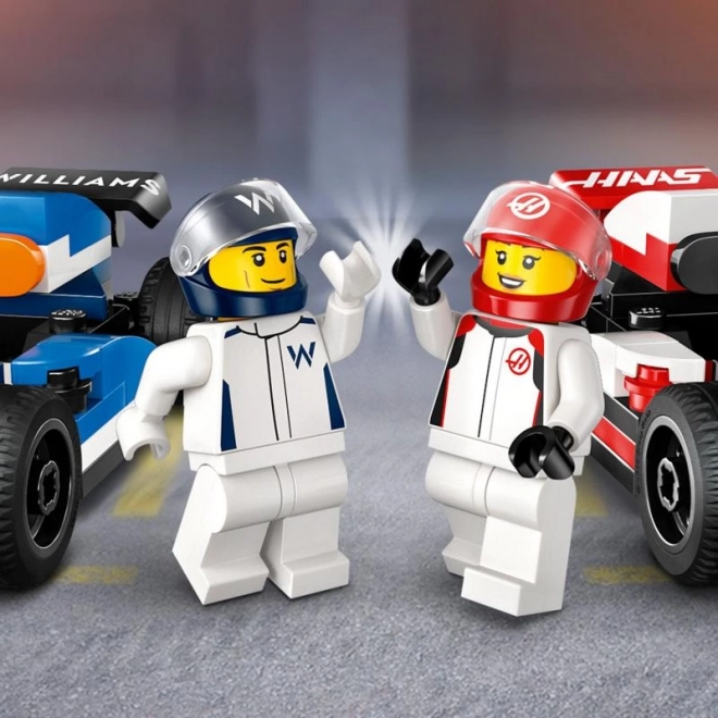 Lego City F1 Versenyautók Williams Racing és Haas F1