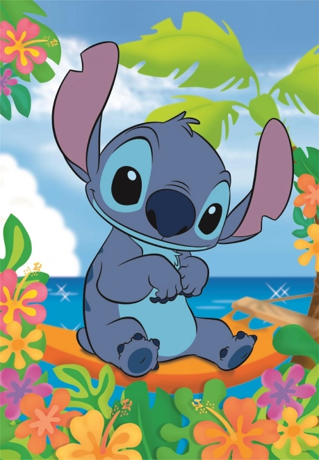 Clementoni puzzle 104 darabos stitch minta