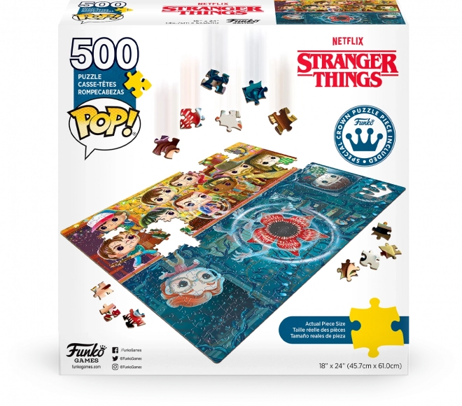 Stranger Things 500 darabos Funko játék puzzle