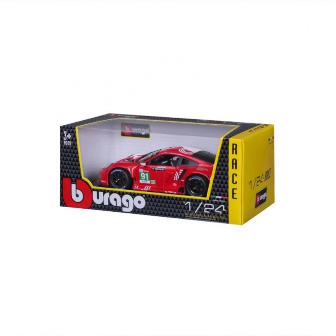 Bburago Porsche 911 RSR LM 2020 versenyautó 1:24