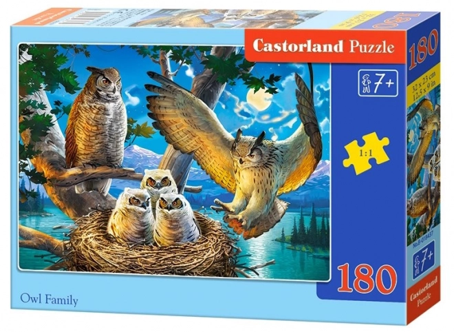 bagoly család puzzle 180 darabos