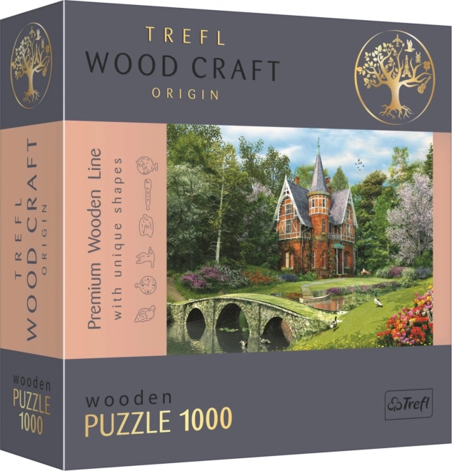 Trefl viktoriánus ház fa puzzle 1000 darabos