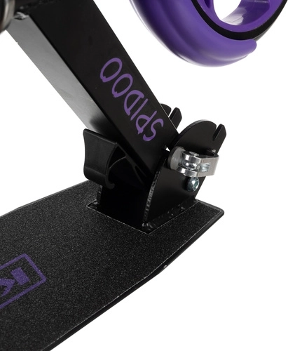 Összecsukható városi roller nagy kerekekkel (200 mm) gyerekeknek – lila
