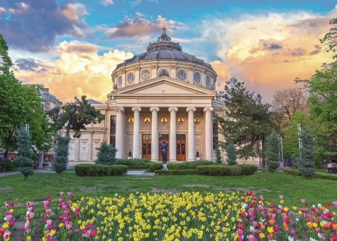 Trefl puzzle: rumun athenaeum, bukarest - 500 darabos