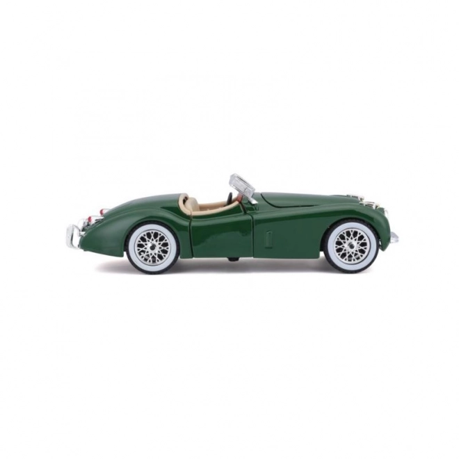 Jaguar XK 120 Roadster modellautó 1951 - zöld