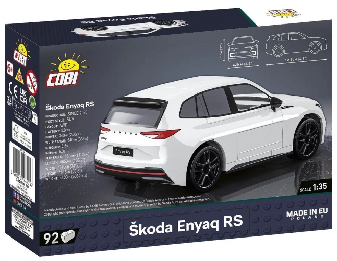 škoda enyaq rs építőkockák