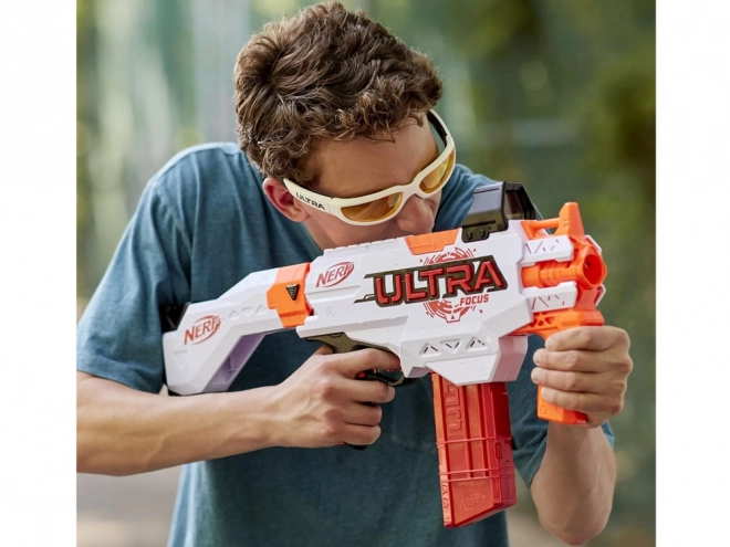 Nagy Nerf Ultra Focus Automata Fegyver Habgolyókkal