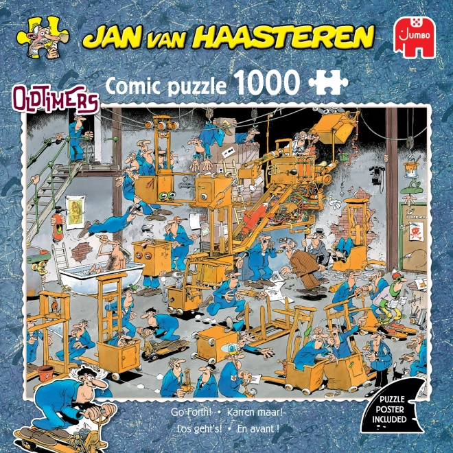 JUMBO Puzzle: Oldtimery - Vidd el! 1000 darab