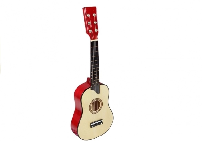 Fa gitár pengetővel krémszínű