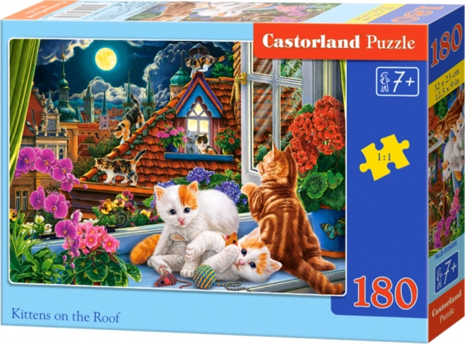 Cicák a tetőn 180 darabos puzzle