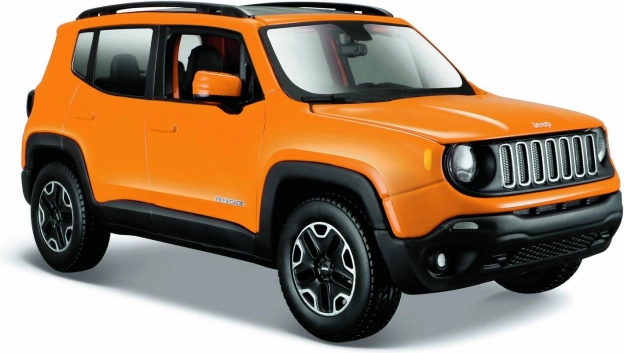 Fém modell JEEP Renegade narancssárga 1:24