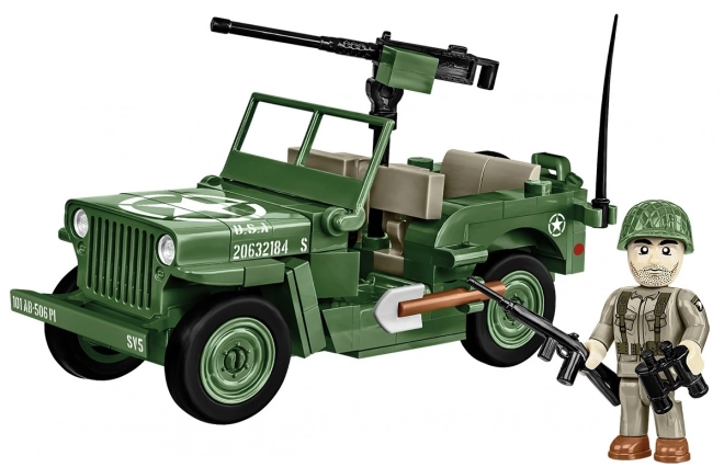 Cobi II. világháborús Willys MB D-nap modell, 1:35