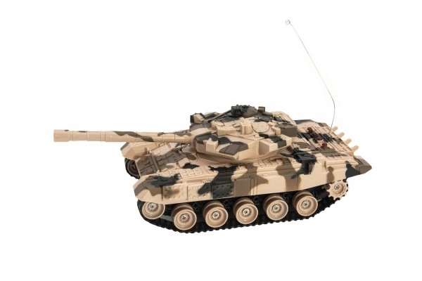 RC tank hanggal és újratölthető akkumulátorral