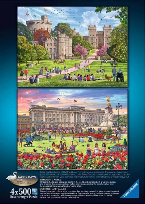 Királyi rezidenciák puzzle készlet - RAVENSBURGER