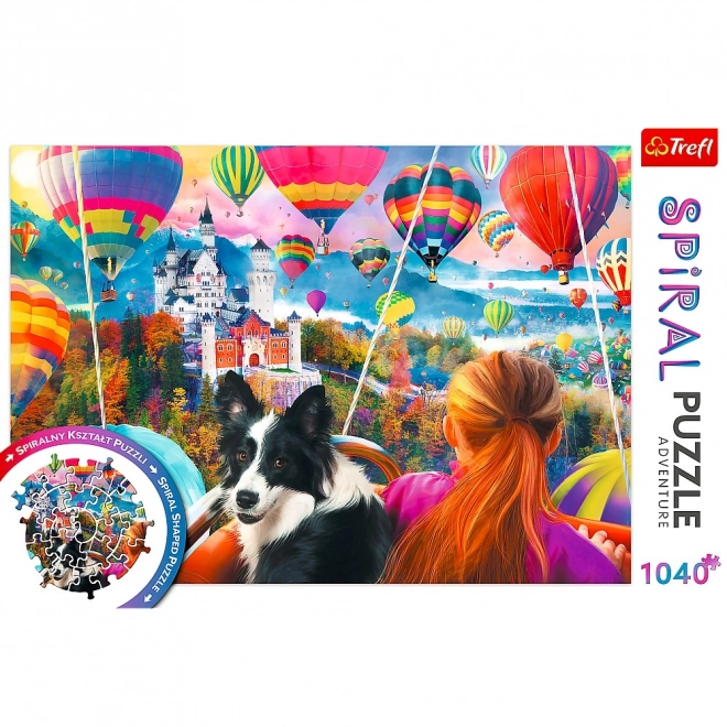 Trefl - spirál puzzle - ballonfesztivál