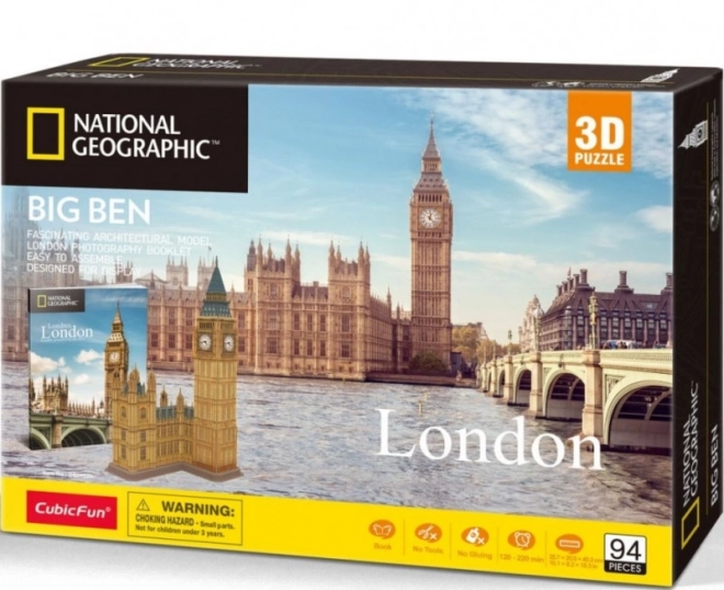 Térbeli puzzle 3D National Geographic Big Ben