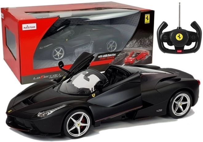 ferrari aperta távirányítós autó 1:14 fekete