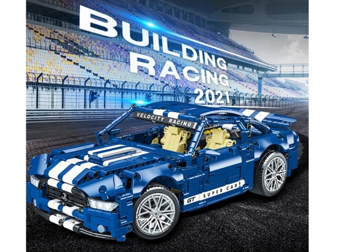 Versenyautó építőkészlet 1428 darabos GT RACING