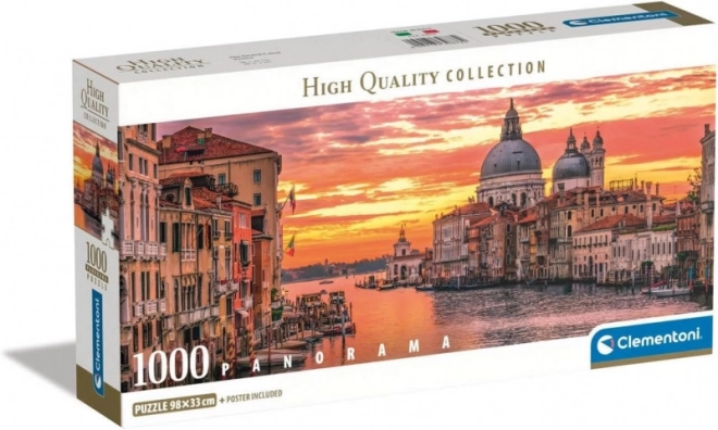 1000 darabos kompakt panoráma puzzle: Nagy-csatorna, Velence