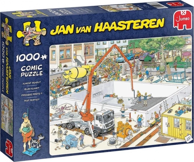 Jumbo puzzle Jan van Haasteren: Majdnem kész? 1000 darab