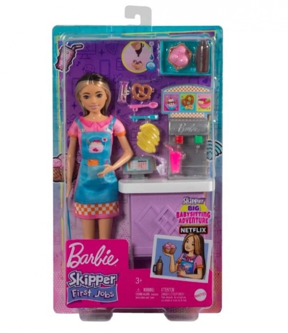 Barbie Skipper Első Munka Snack Bár Babakészlet