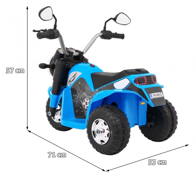 gyermek elektromos minikerékpár LED fénnyel és hanggal