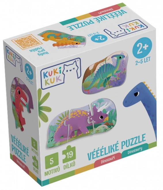 véééliké dinoszaurusz puzzle