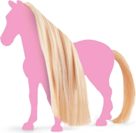 Schleich Horse Club kiegészítők lovakhoz – szőke sörény és farok