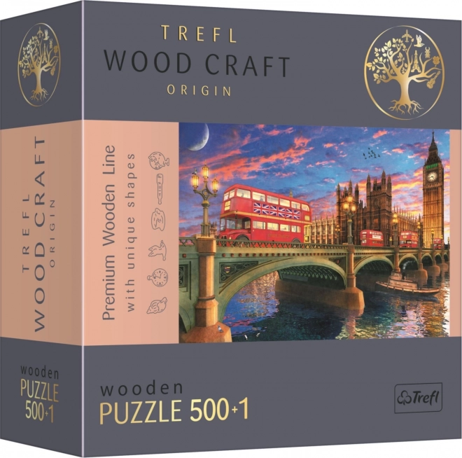 Westminster-palota és Big Ben fából készült puzzle - TREFL