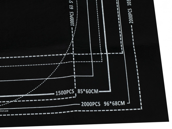 Filcból készült kirakós alátét 500-2000 darabos kirakókhoz