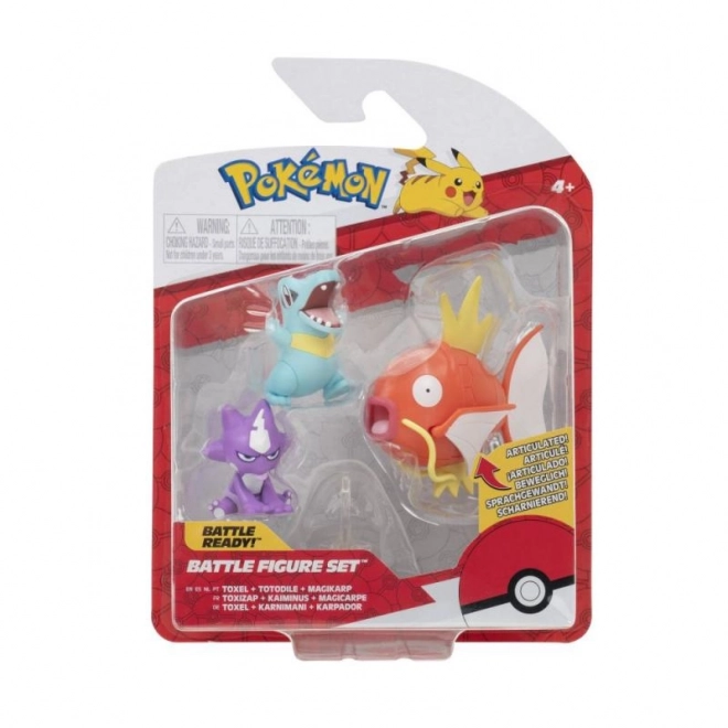 Pokémon gyűjtői figurák - 3 darabos készlet