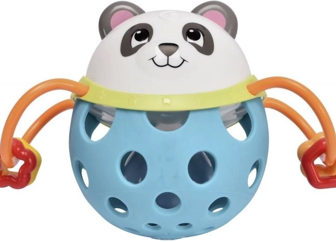 Csörgő mackó vagy panda 10 cm