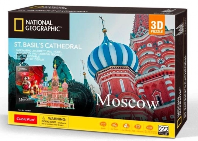 3D puzzle National Geographic Szent Bazil-székesegyház