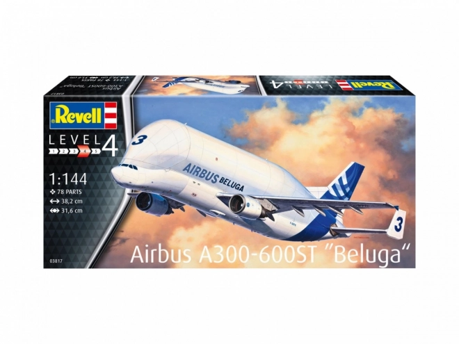 Airbus A300-600ST Beluga műanyag repülőgép modell