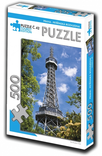 Turista Kiadás Puzzle Petřín Kilátó 500 Darabos