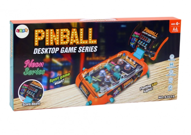 Pinball ügyességi játék LED fényekkel és hangokkal