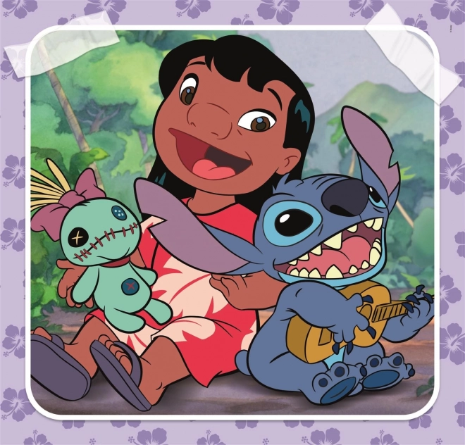 Stitch puzzle 3x48 darabos