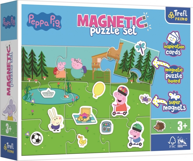 Prasátko Peppa mágneses puzzle készlet