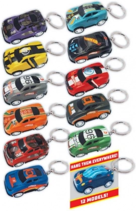 Hot Wheels GT K‑Cars 3D PVC + fém kulcstartó