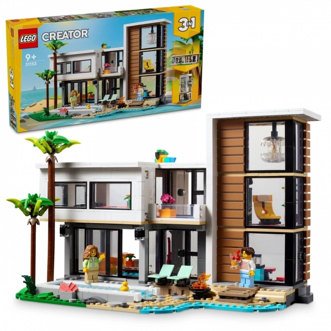 Modern ház LEGO Creator 3 az 1-ben