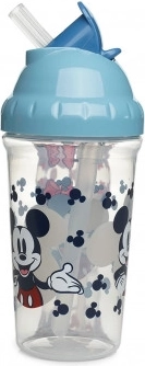 Csepegésmentes szívószálas pohár 295 ml, Mickey