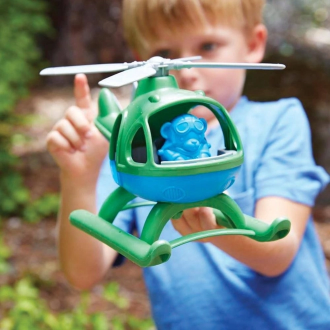 Green toys kék helikopter