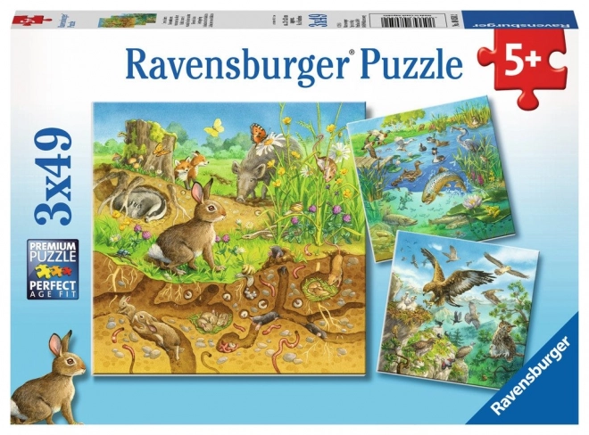 Állatok otthona puzzle RAVENSBURGER