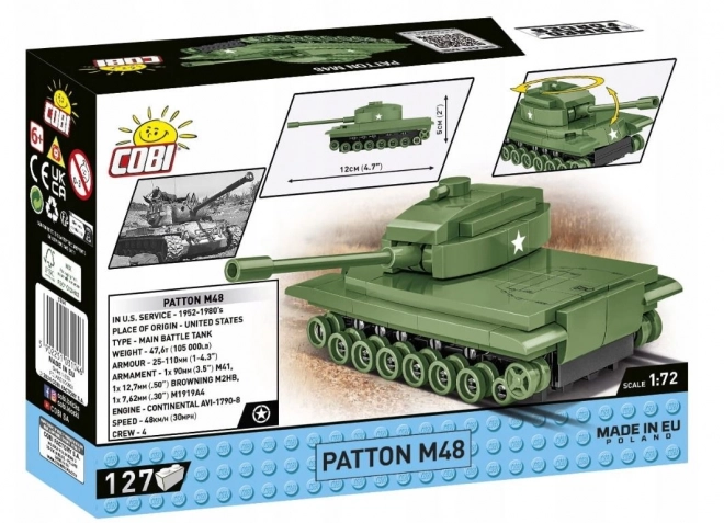 Cobi Patton M48 építőkocka készlet 127 darabos