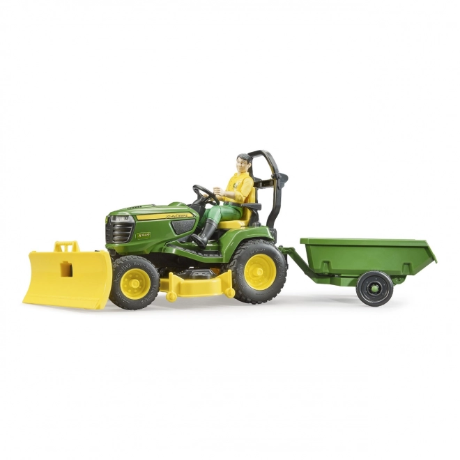 játék John Deere X949 kerti traktor kertésszel