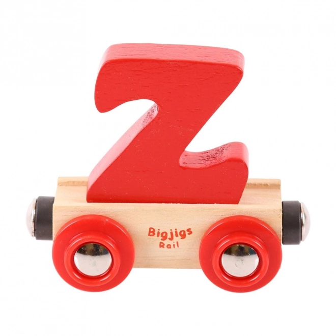 Bigjigs Rail fa vonatkocsi betűvel - Z