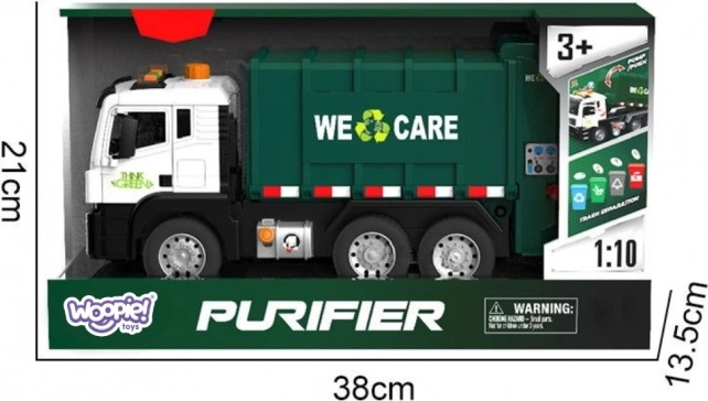 Interaktív kukáskocsi Purifier 1:10 - Oktatójáték a hulladék osztályozásához