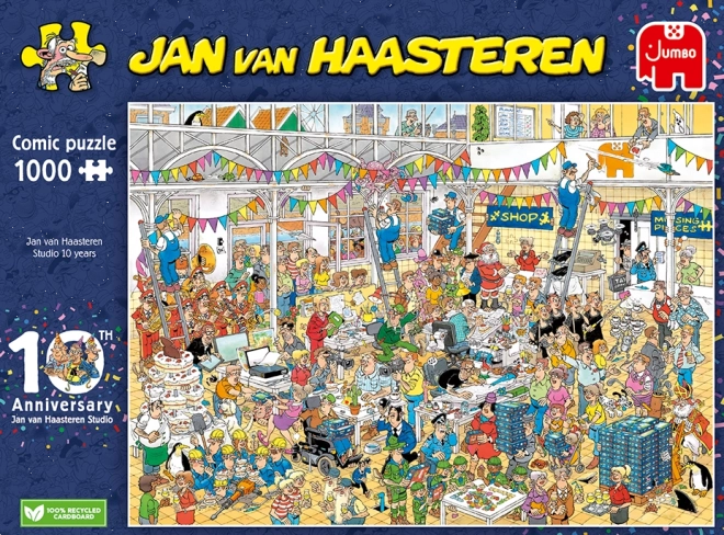 Jan van Haasteren évfordulós stúdió puzzle 1000 darab