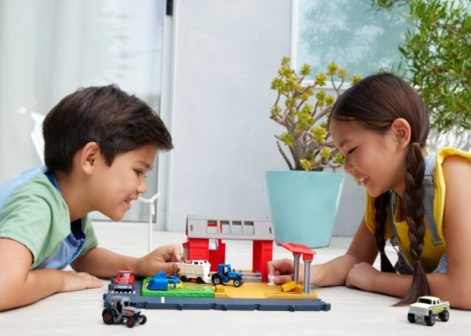 Matchbox állatszett traktor hangokkal